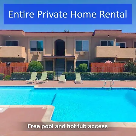 Entire Private 2-Bedroom Condo W Pool & Free Parking, Available Now